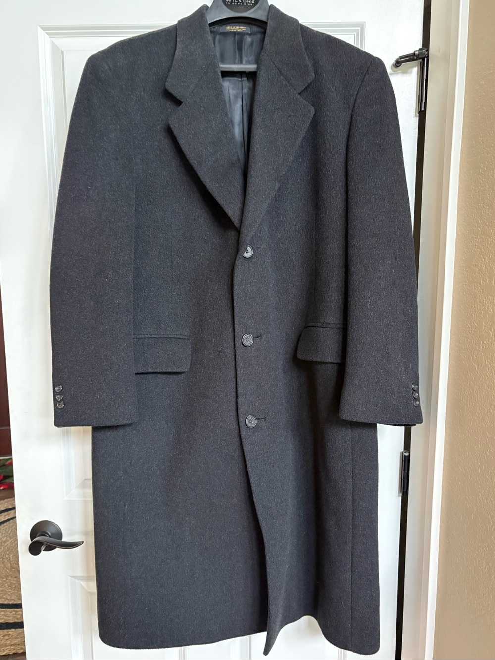 vintage Nino Cerruti Rue Royale topcoat made from a luxurious cashmere blend